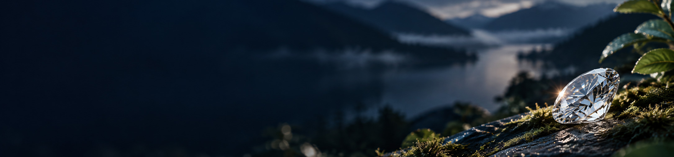 Nature and diamonds banner